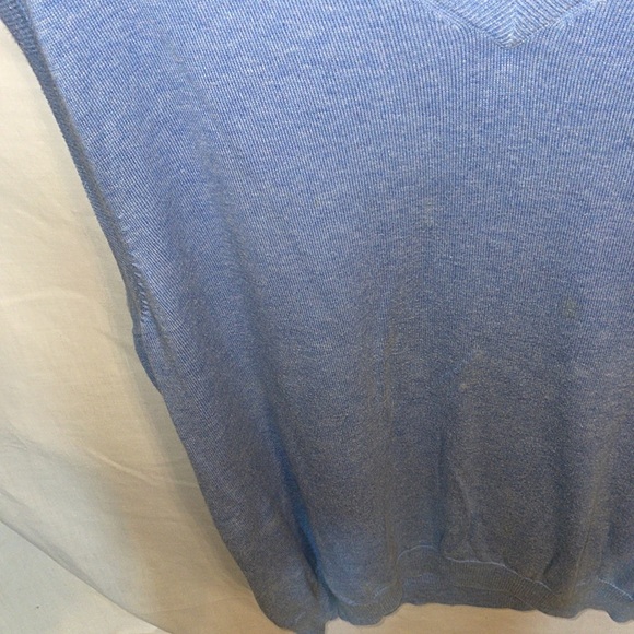 Brooks Brothers 346 Men’s Blue Supima Cotton Sweater Vest Size 2XL - Picture 6 of 12
